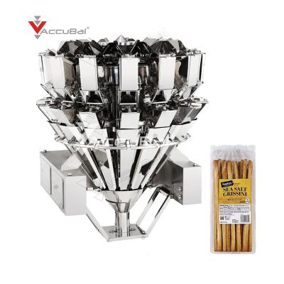 China Automatic Head 14 Sticks Automatic Wooden Food Weigher Packing Machine Combination Weigher for sale