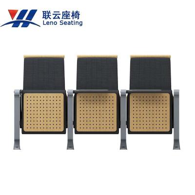 China Standard Size Folding Auditorium Chair Retractable Auditorium Seating Price Padded Church Chairs Cover for sale