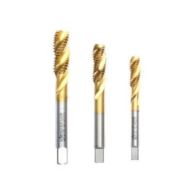 China Non-ferrous metal high speed steel coated taps for different types of combination drills in manufacturer factory for sale