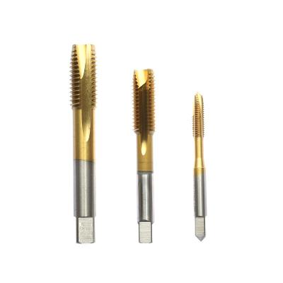 China Non-ferrous metal high speed steel coated taps for different types of combination drills in manufacturer factory for sale