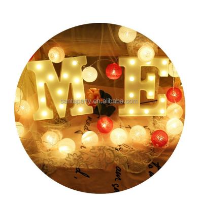 China Merry I Christmas Celebrating Wedding Festival Decorating Prop Led Alphabet Letter Light for sale