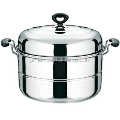 China Sustainable Stainless Steel Gas Food Steamer Induction Steamer Pot for sale