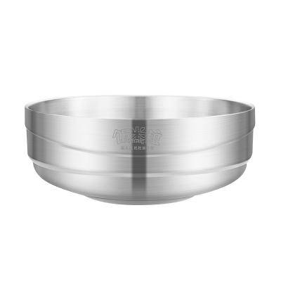 China Viable Factory Supply Direct Double Wall Stainless Steel Bowls Heat Insulated Soup Dough Mixing Bowl for sale