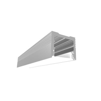 China Decorations Factory Customized High Quality Silver Color Led Linear Light Aluminum Profile for sale