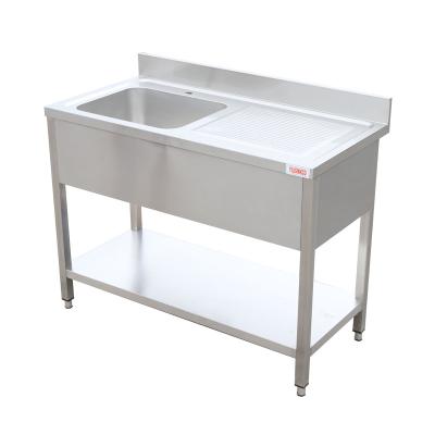 China With Faucet Modern Commercial Kitchen Stainless Steel Freestanding Kitchen Sink for sale