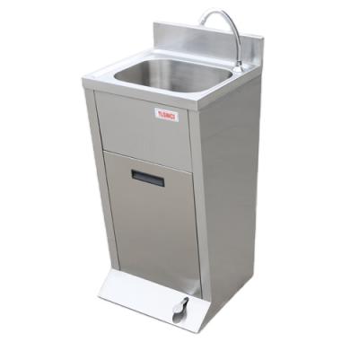 China With Faucet Commercial Foot Operated Sink Portable Handmade Wash Basin for sale