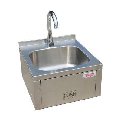 China With Faucet Commercial Custom Knee Operated Hospital Stainless Steel Sink for sale