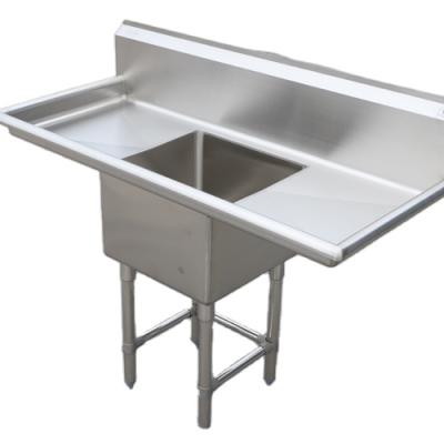 China With Faucet Wholesale One Cupboard Sink With Drainer Stainless Steel Sink for sale