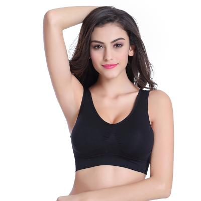 China QUICK DRY Wholesale Vest Underwear Fashion Seamless Bra With Pads for sale