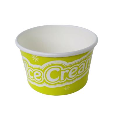 China New Disposable Type 280g+16gPE High Quality Waterproof Paper Cup Liner 8oz Ice Cream Paper Bowl for sale