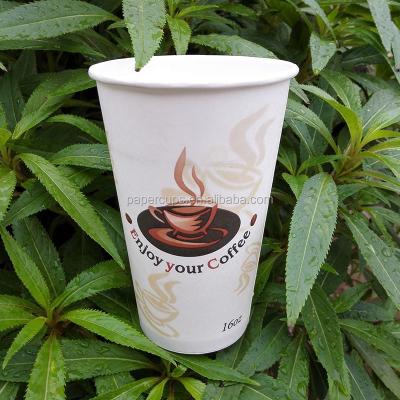 China PE Disposable Popular Designs Disposable Papercup for sale