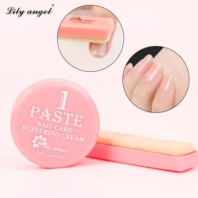 China Nail Art Polishing Polishing Paste Art Decoration Varnish Tools Non-Toxic Cream Angel Non-Toxic Nail Lily Cream With Chamois Polishing Pad for sale