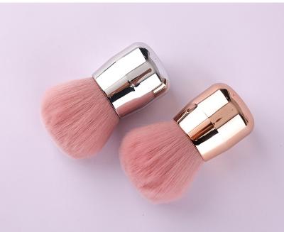 China Lazada Nail Dust Mushroom Brush Metal Soft Warm Feel Super Soft Nylon Manicure Brush Base Brush for sale