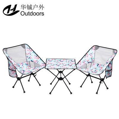 China Picnic Folding Table and Chair Easy Carry Foldable Table and Foldable Camping Table and 2 Chair Chair for sale