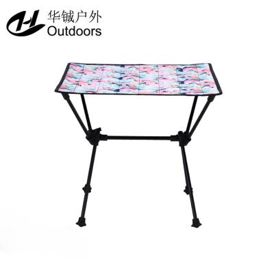 China Durable High Quality Aluminum Lightweight Portable Foldable Camping Table With Bag for sale