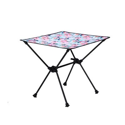 China Foldable Outdoor Aluminum Portable Picnic Camping Easy Carry Folding Table With A Bag for sale