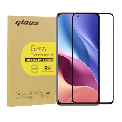 China 2022 Hot Sale 9h Hardness 2.5d 0.33mm Full Glue Tempered Glass Screen Protector For Redmi Note 9s/9 Pro for sale