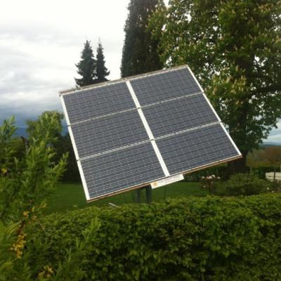 China Small Size Hot-Dipped Galvanized Steel Solar Tracker With 30% More Energy for sale