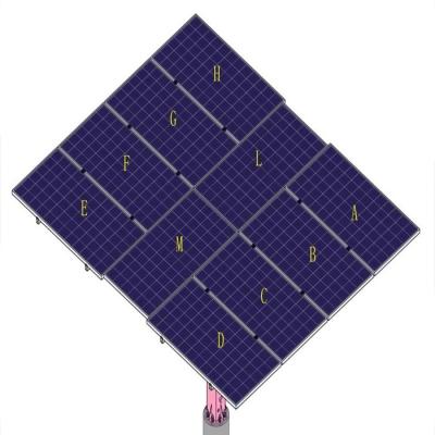 China Two Axis Reliable Easy Installation Smart Sun Solar Tracker Grade A Polycrystalline for sale