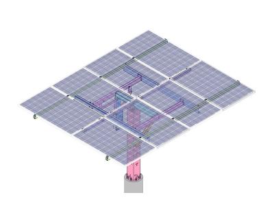 China Off-Grid Solar Tracking System ZRS/ZRD/ZRP/ZRT 0.5kN/M2 Wind Load With Simple Structure for sale