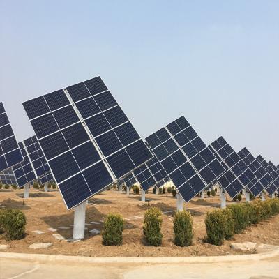 China Hot Galvanized Bracket Dual Axis Solar Tracker Monocrystalline Silicon System for sale