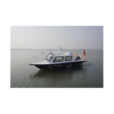 China Wholesale Aluminum Boat Cheap Classic Enclosed Cabin Fishing Fiberglass Price Aluminum Boat For Fishing And Working for sale