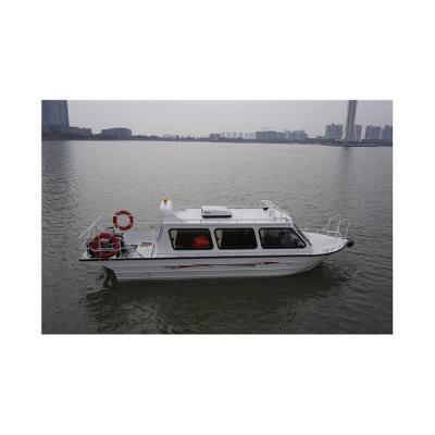 China Luxury yacht above boat fishing boat yacht cabin cruiser aluminum half with factory direct sale price for sale