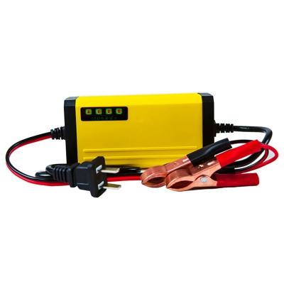 China Motorcycle 12V 2A Smart Car Motorcycle AGM GEL Dry Battery Wet Motor Electric Portable Lead Acid Charger Auto Motorcycle Batteries Power Charging Adapter for sale