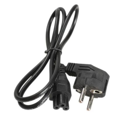 China Consumer Electronics E. - Euro European Power Cord EU Plug C5 Clover Leaf Power Supply Lead Cable 1.5m 5ft For Computer PC Computer AC Adapters notebook laptop for sale