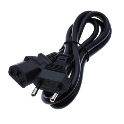 China Consumer Electronics 1.2m Plug AC Power Supply Adapter Cord Cable Lead EU/US Three Prong For Laptop Charger Mains Cord 1000W for sale