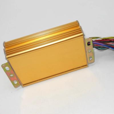 China Electric Car Vehicle 48V-60V 600W 32Amax BLDC Motor Controller Electric Bike Tricycle Driver with Gold Wrap for sale