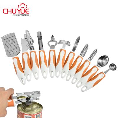 China 10 Pieces Sustainable Kitchen Utensil Cooking Tool Kit & Stainless Steel & Kitchen Gadgets Gadgets for sale