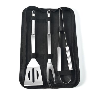 China Easily Cleaned Exteriors 3 Piece BBQ Tool BBQ Grill Tool Kit for sale