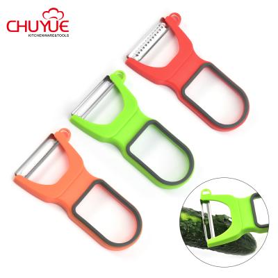 China Stainless Steel Vegetable and Fruit Peeler Kitchen Instrument Easy-Handle Sustainable Handheld Multifunctional for sale