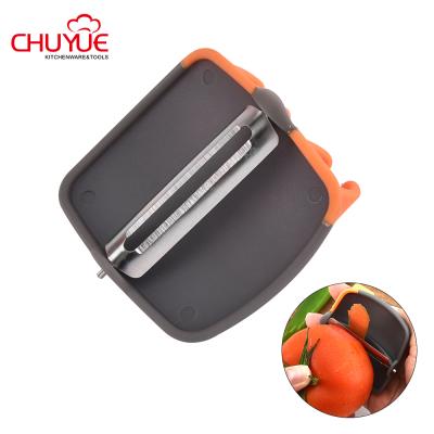 China Practical Viable Kitchen Manual Vegetable Peeler Finger Cleaver Slicer Cutter Fruit and Vegetable Vegetable Tools for sale