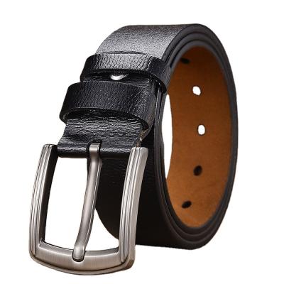 China Comfortable Factory Fashionable Genuine Leather Leather Belts For Men, Custom Made Buckle Mens Cowhide Jeans Belt Leather Belt for sale