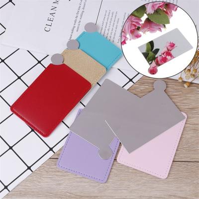 China Personalized Custom Cheap Small Portable Stainless Steel Pocket Make Up Mirror For Gift for sale