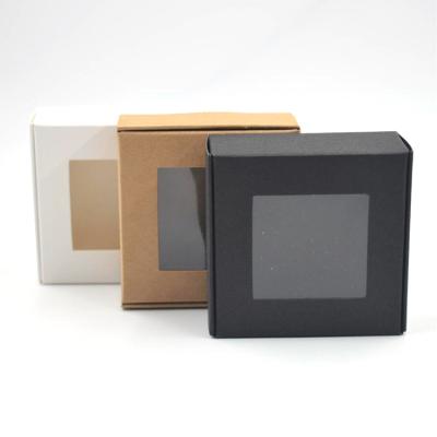 China Craft Biodegradable Custom High Quality Paper Box With Windows Display Boxes for sale