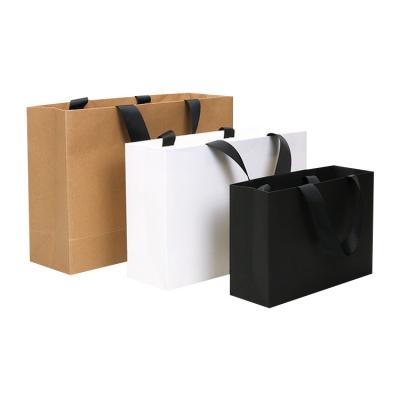 China Recyclable Multi Size Custom Logo Printed Large Capacity Gift Packaging Luxury Paper Bags With Handles for sale