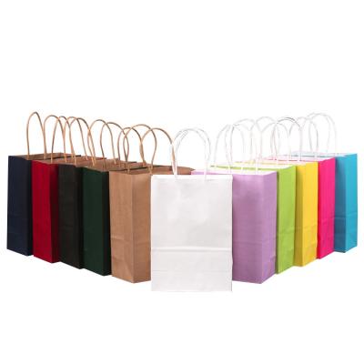 China Custom White Rainbow Shopping Paper Bags Recyclable Eco Friendly Material Recyclable With Your Own Logo for sale