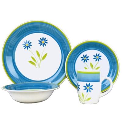 China Disposable Ceramic Dinner Set Coconut Bowl Cutlery Set for sale