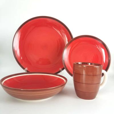 China Cheap Wholesale Disposable Bulk Disposable Porcelain 16pcs Porcelain Diner Set Bone China for sale