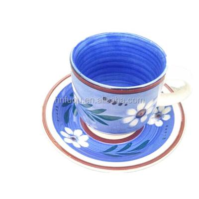 China Viable Wholesale Tea Cups and Saucers Customized Ceramic Tea Cups and Saucers Cup Set Wholesale Dish for sale