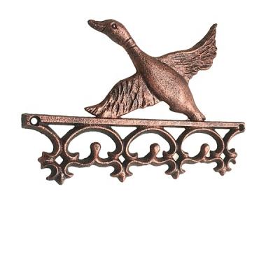 China Stocked Decorative Wall Mounted Rack Vintage Hooks Rustic Cast Iron Hook for sale