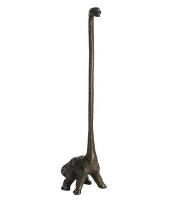 China Contemporary Home Decor Cast Iron Dinosour Paper Towel Holder for sale