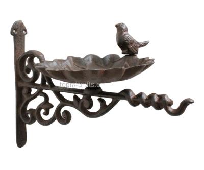 China Newly viable antique cast iron bird bowl for sale