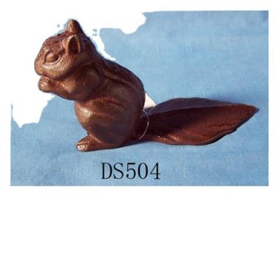 China New Rustic Antique Cast Iron Squirrel Door Wedge for sale