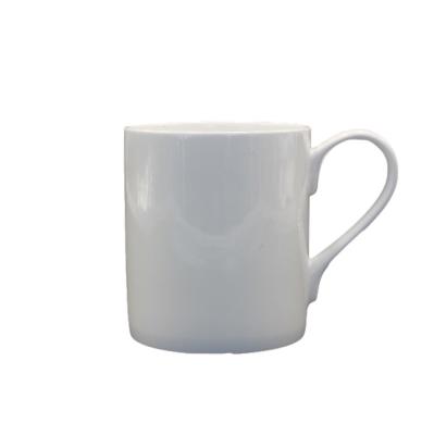 China Viable Simple White Coffee Mugs China Manufacture Custom Bone China Ceramic Fine White Coffee Mug for sale