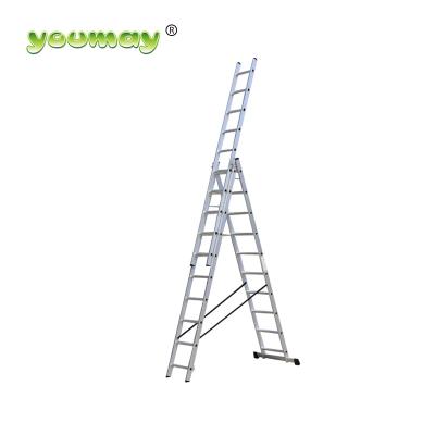 China Combination Ladder Lightweight Tall Aluminum Ladder Cost 5 Way Combination Ladder Platform for sale