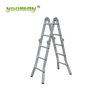 China Folding Ladders EN131 Aluminum Ladder AM0110C/step ladder for lidl/Ladder Locking Hinge for sale